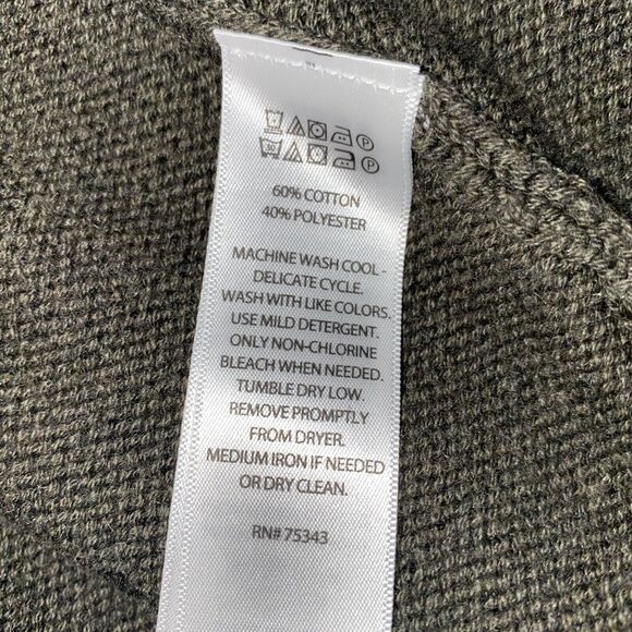 Tahari Long Cardigan Sweater Women's XS Beige Tan Cable Knit Cotton Blend Long - Picture 9 of 10